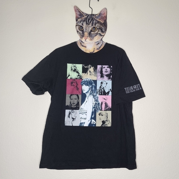 Taylor Swift Eras Tour Black Tee M - Picture 3 of 5